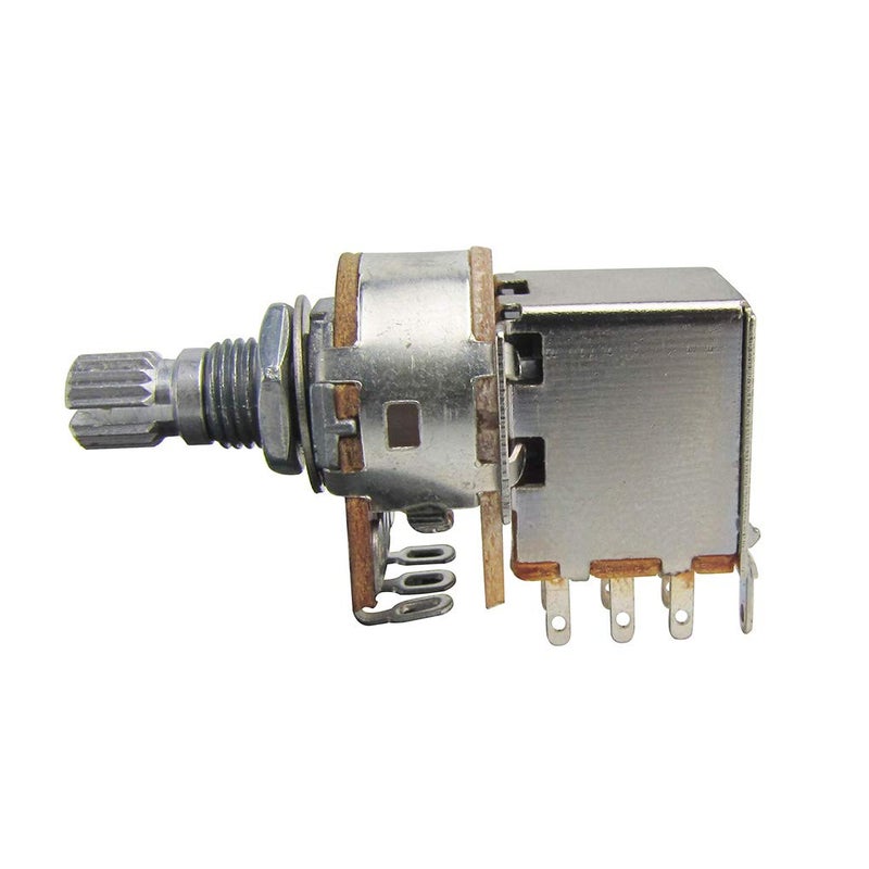 FLEOR 2pcs Push Pull Guitar Pots 18mm Split Shaft B500K Linear Taper Potentiometers - Image 4